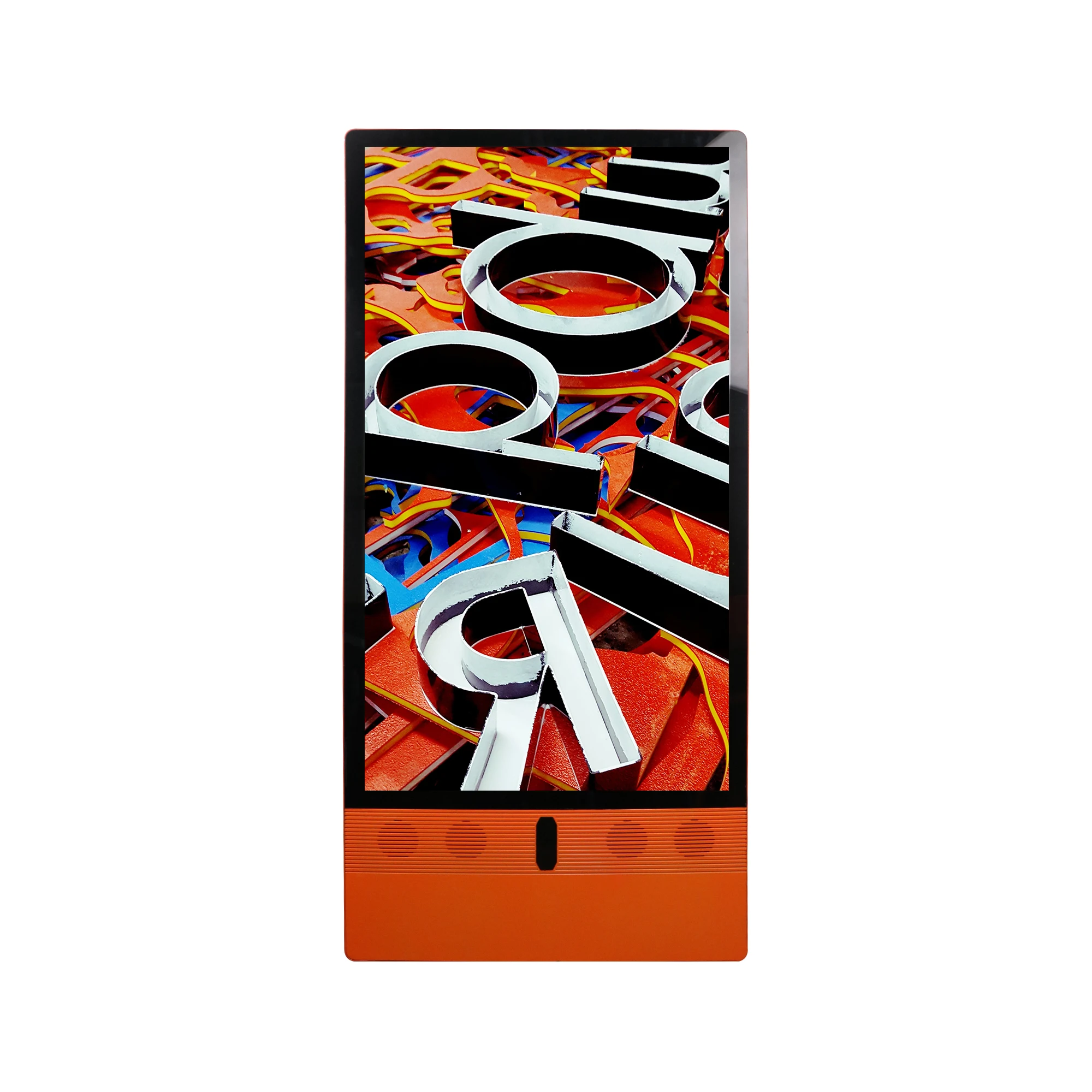 43 Inch Removable Digital Poster Battery Powered 2500nits LCD Display Indoor Outdoor 24/7 Digital Signage