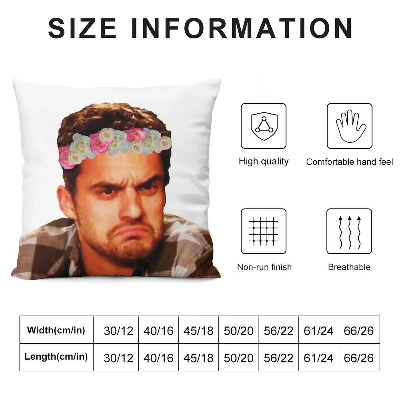 Grumpy Nick Throw Pillow Pillowcases For Pillows bed pillows Pillow Covers Decorative luxury sofa pillows pillow