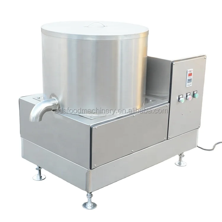 Small Scale French Fries Oil Deoiling Machine / Fried Food Deoiler / Stainless Steel Food Dehydrator Machine For Sale