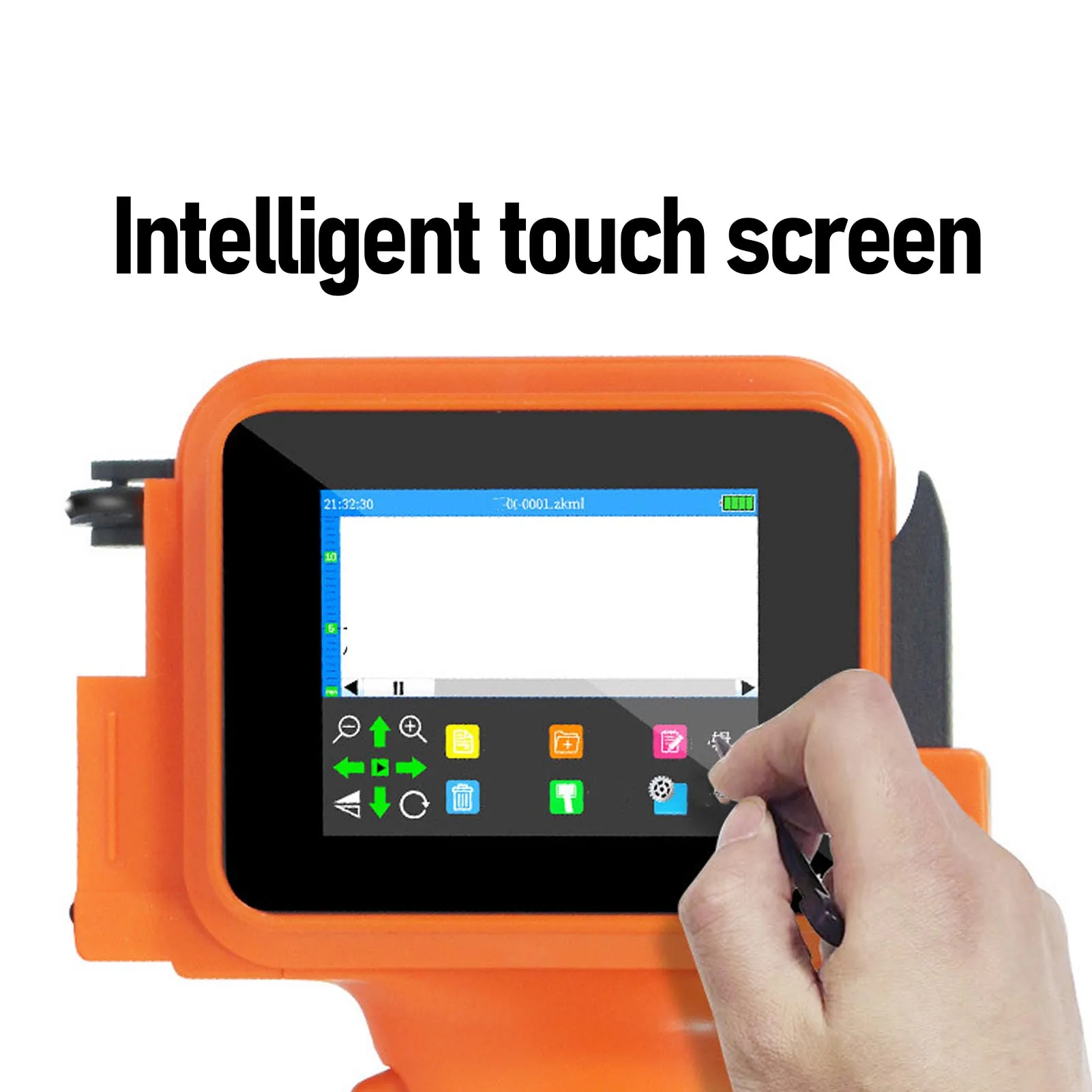 

Mini Inkjet Printer Ergonomic Type C Charging Multi Language Smart Handheld Inkjet Printer Gun HD LED for QR