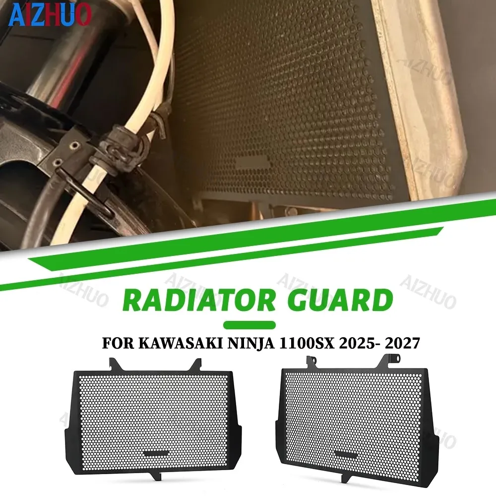 

For Kawasaki Ninja 1100SX 2025 - 2026 - 2027 Radiator Cover Guard Protection 1100SX Radiator Grille Guard Cover Protection 2026