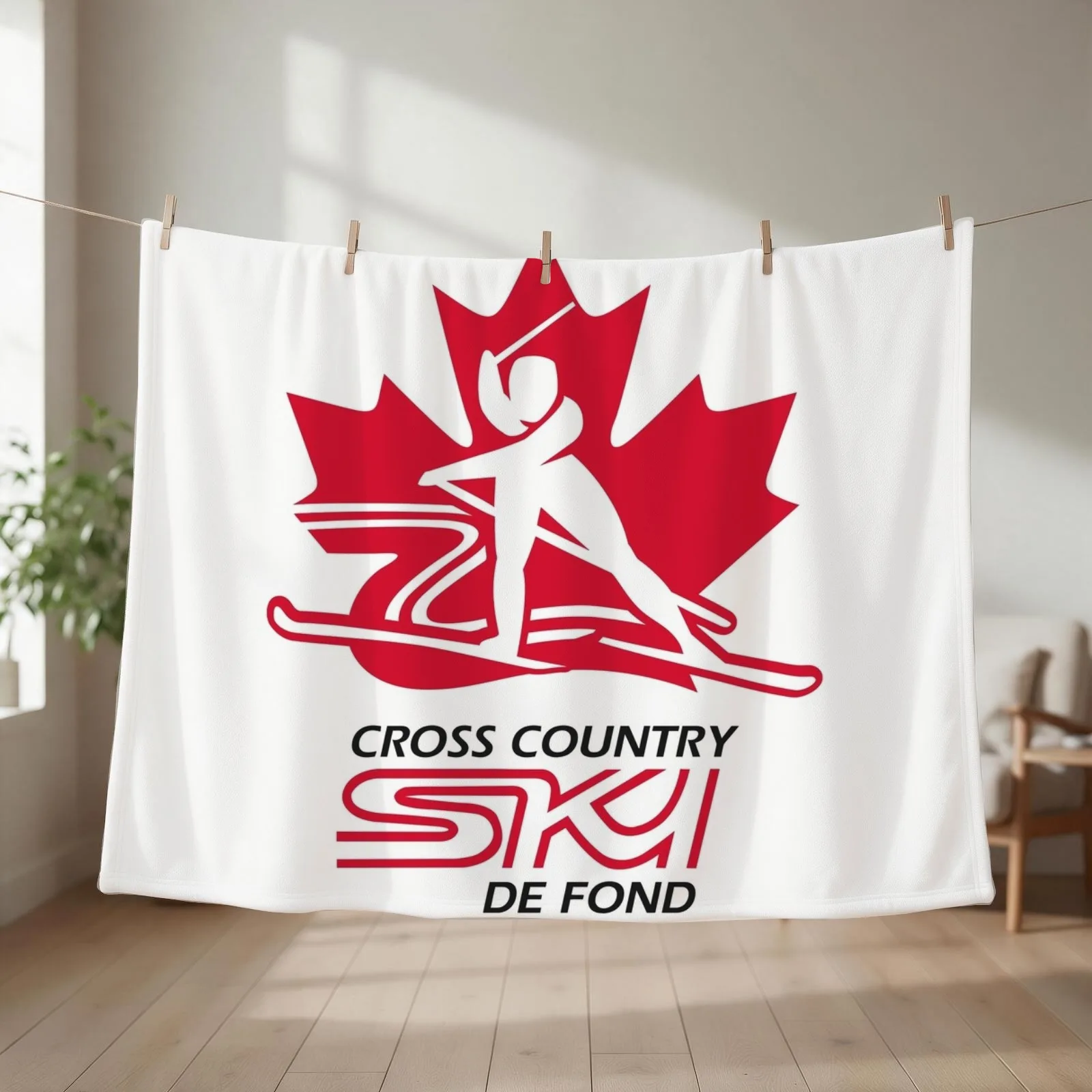 Cross Country Canada Throw Blanket Sofa Throw Nap Softest Camping Blankets