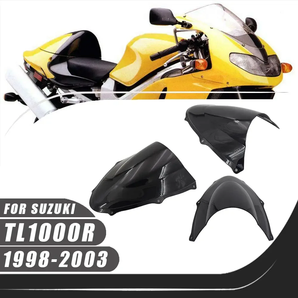 

For 1998-2003 Suzuki TL1000R TL-1000R 2002 2001 2000 Motorcycle ABS Windshield Windscreen Wind Deflectors