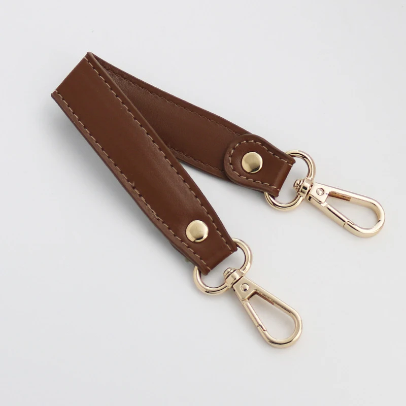 28CM PU Leather Shoulder Strap Solid Color Replacement Bag Short Straps Handbags Accessories Portable Durable Bag Handle