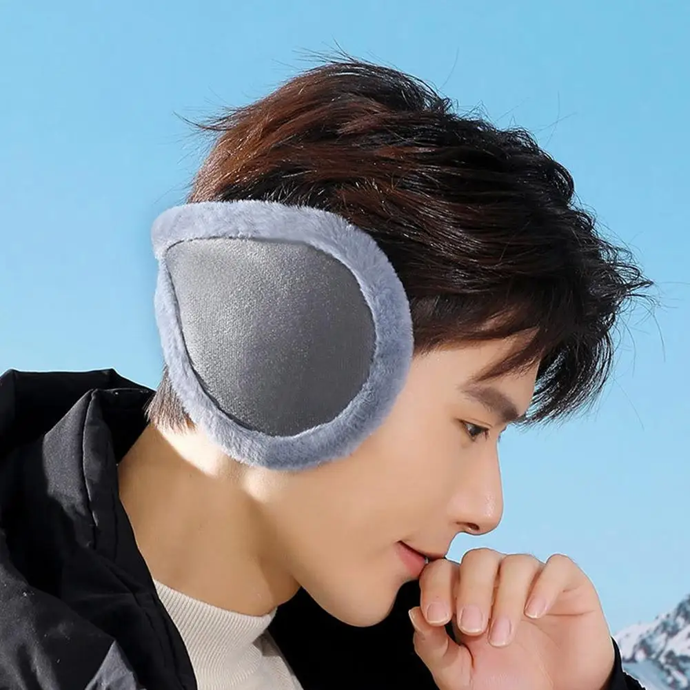 ฤดูหนาว Earmuffs กลางแจ้งความร้อน Soft Plush Earmuff สําหรับผู้หญิงผู้ชาย Thicken หูอุ่นกีฬา Windproof Coldproof หู Muff Headband