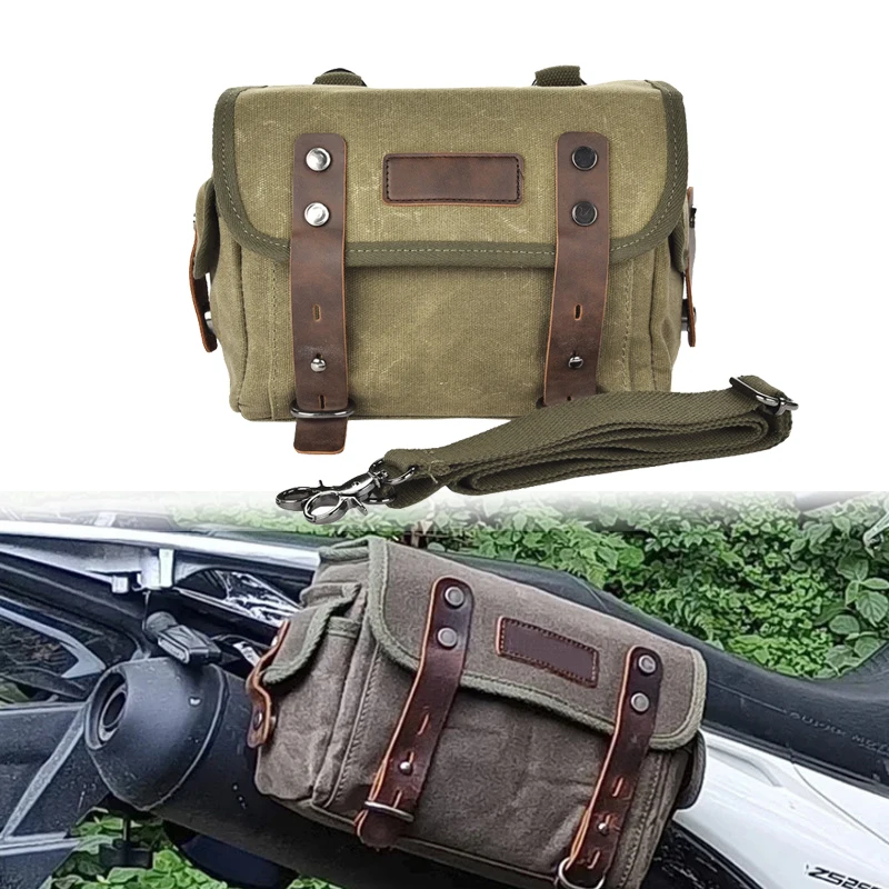 

Ретро модные водонепроницаемые мотоциклетные седельные сумки, чехол для хранения, боковой чемодан, бак, чемодан, аксессуары для мотоциклов