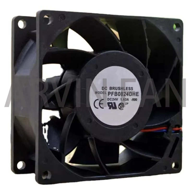 

PFB0824DHE 24V 8cm 80mm 1.63A Four-wire PWM Inverter Cooling Fan 80*80*38MM