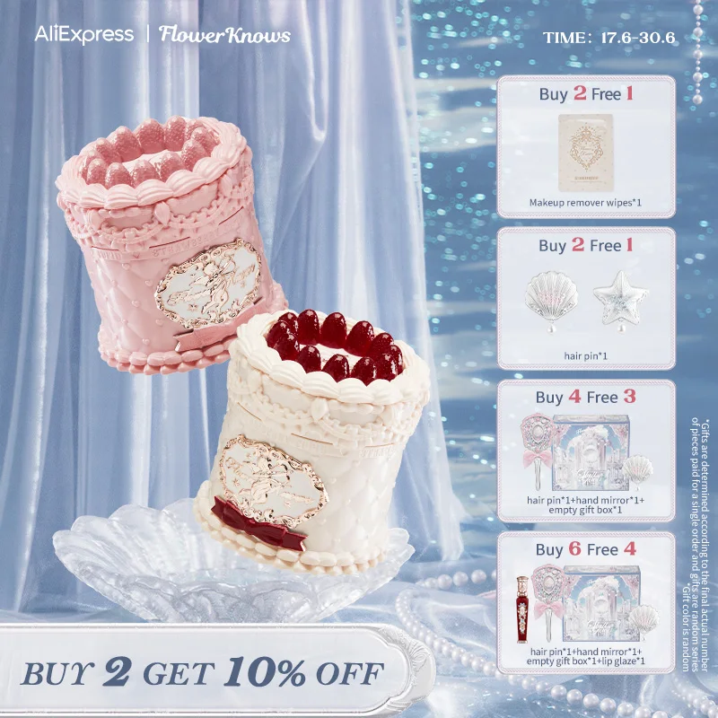

Flower Knows Strawberry Cupid Collection Cake Lip Cream 5ml velvet