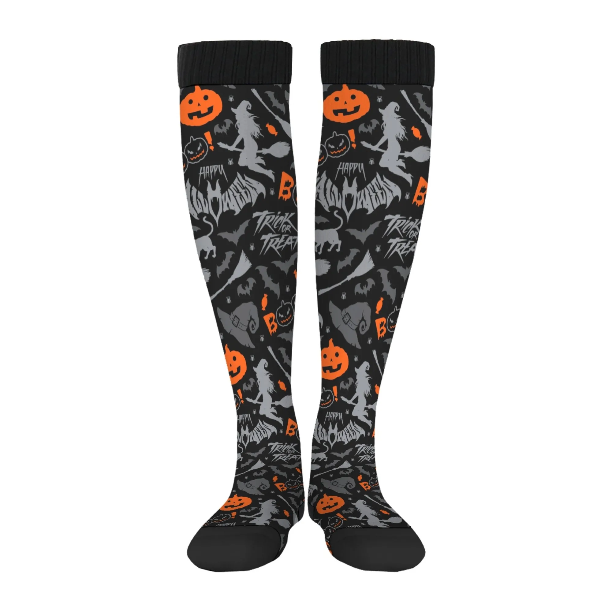 

Funny Happy Halloween Socks Harajuku Style Crazy Party Street Hip-Hop Trendy Stockings Elastic Comfortable Warm Unisex Gift