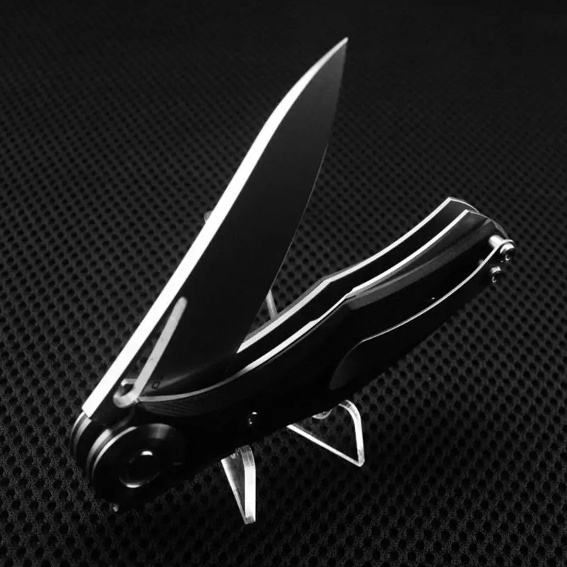 Folding Knife Holder for Storage, Small Display, Acrylic Stand, Tool Show, 50x60x38mm, 2Pcs