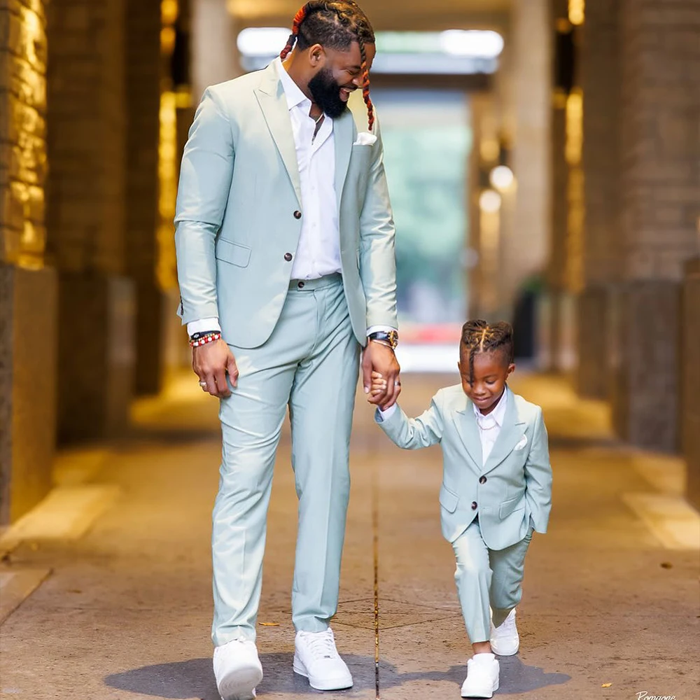 

Elegant Men's Suits 2 Pieces Peaked Lapel Single Breasted Prom Suits Slim Fit Evening Suit for Men Customized Jacket+Pants