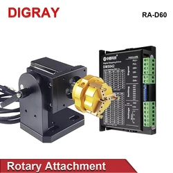 Digray D69 D60 Laser Marking Machine Rotary Axis Chuck Motor Accessories For Rings, Bracelets And Jewelry Engraving