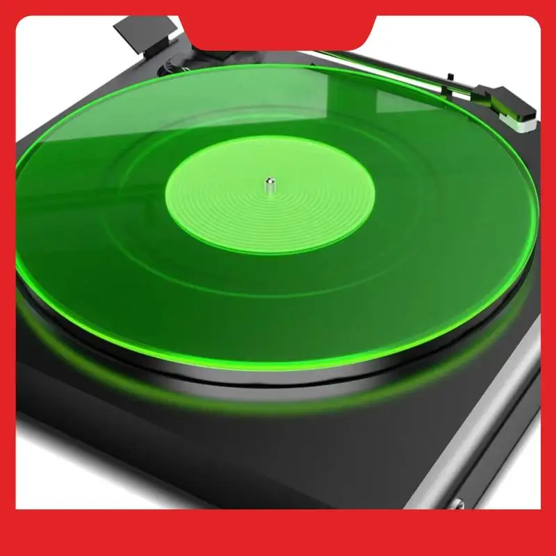 

300Mmx3mm Acrylic Turntable Mat Record Pad For Phonograph Turntable Vinyl Anti-Static LP Mat, For Disc Player, Durable Green