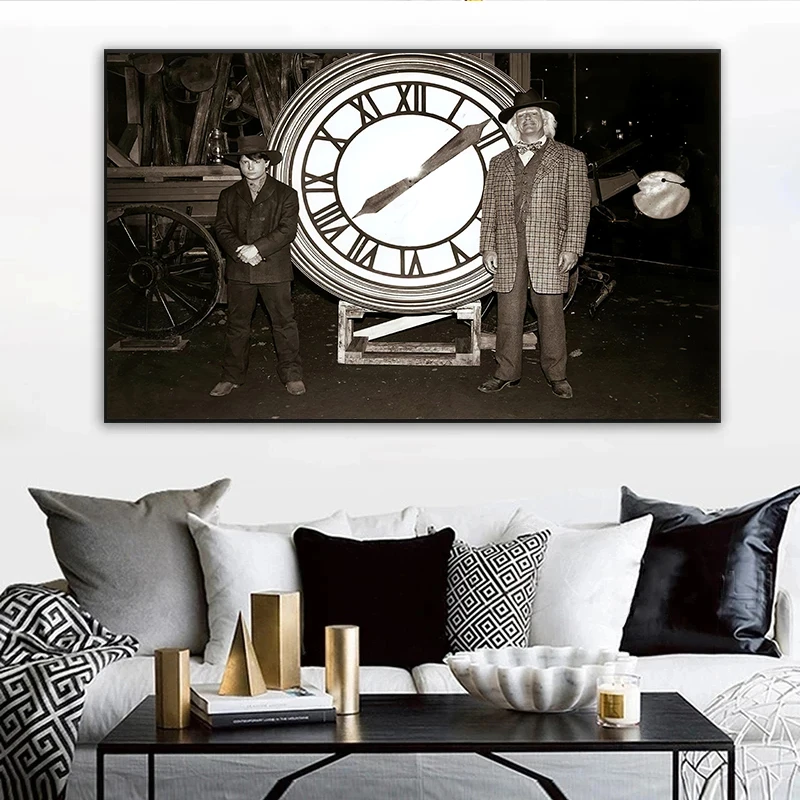 Back To The Future Classic Movie Posters and Prints Retro Vintage Wall Art Picture Canvas Painting Living Room Home Decoration