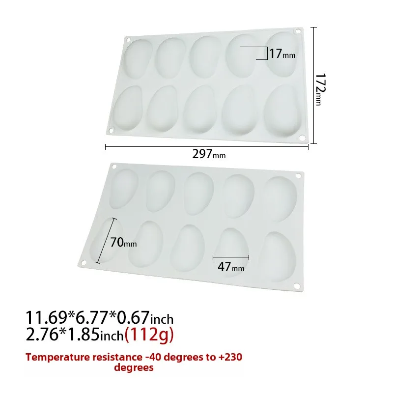 ثلاثية الأبعاد المانجو تصميم سيليكون كعكة قوالب حفلة المعجنات خبز الفاكهة موس قالب الكعكة المطبخ الغذاء الصف الحلوى أدوات الخبز #4