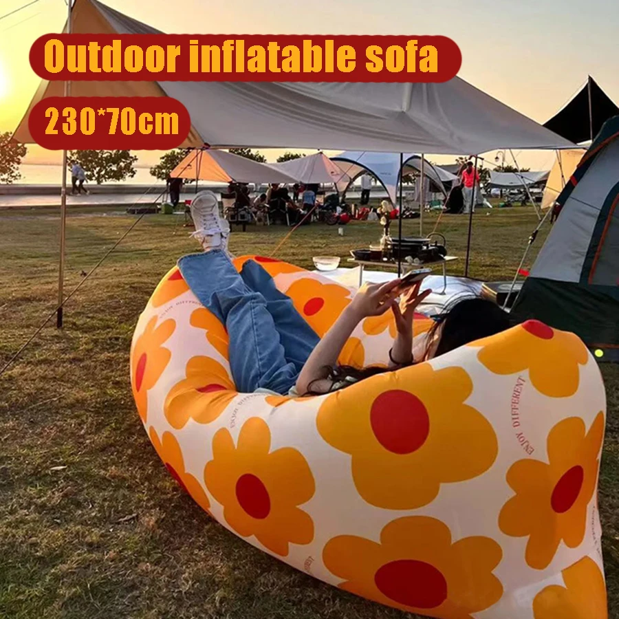 

Lazy Inflatable Sofa For Outdoor Travel Portable Air Sofa For Home Use Lazy Inflatable Sofa