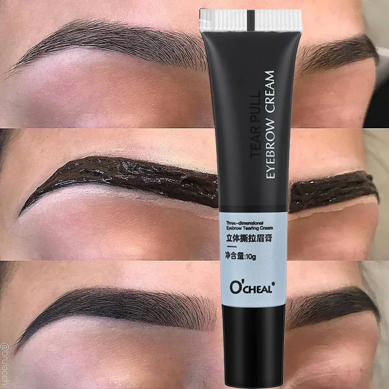 Gel à sourcils effiloché, crème semi-permanente, imperméable, durable, rehausseur de sourcils, Gel liquide, tatouage naturel des sourcils
