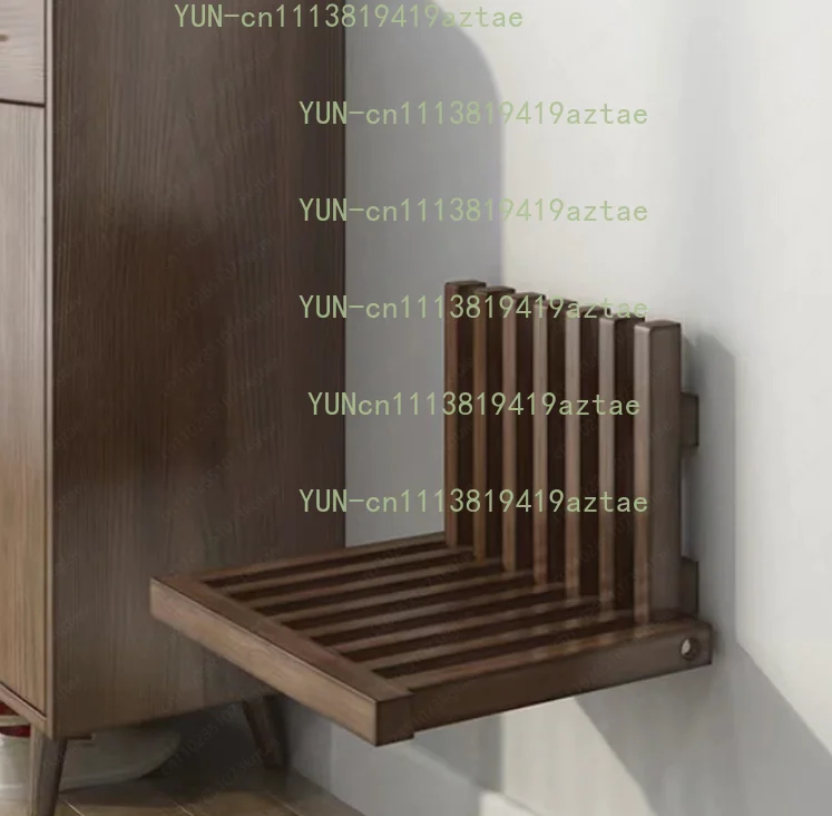 Bedside table foldable wall-mounted creative bedside frame, bedroom can be put away space-saving ultra-narrow bedside table