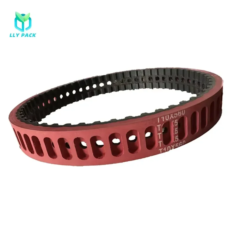 Custom Drawing Services T10 560 PU Rubber Timing Belt Toothed Belt for Packaging Machine