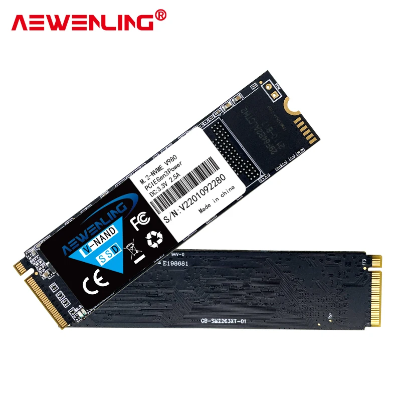 AEWENLING M.2 SSD M2 256 Гб PCIe NVME 128 ГБ 512 ГБ 1 ТБ твердотельный диск 2280 внутренний жесткий диск HDD для ноутбука и настольного ПК MSI Asro64