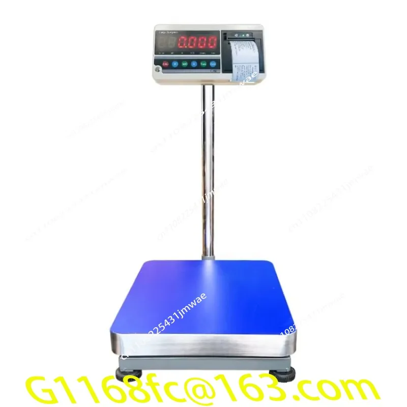 Weighing JK-41 300kg 40 * 50cm Counting Printing Weight Bench Scale Stainless Steel Precision Scale with Printer