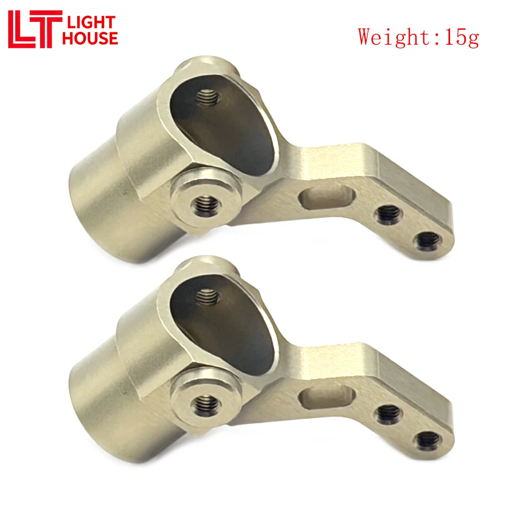 CASA LUZ 7075 Articulações de direção dianteira de oxidação dura de alumínio para Cen Racing 1/8 RC Car Upgrades Parts 2 unidades / conjunto