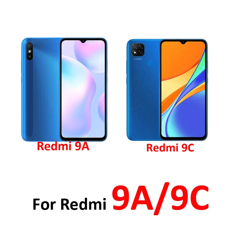 For Xiaomi Redmi 9A 9C Phone Housing Power Volume Button New On Off Up Down External Key Internal Flex Cable Repair Parts Black