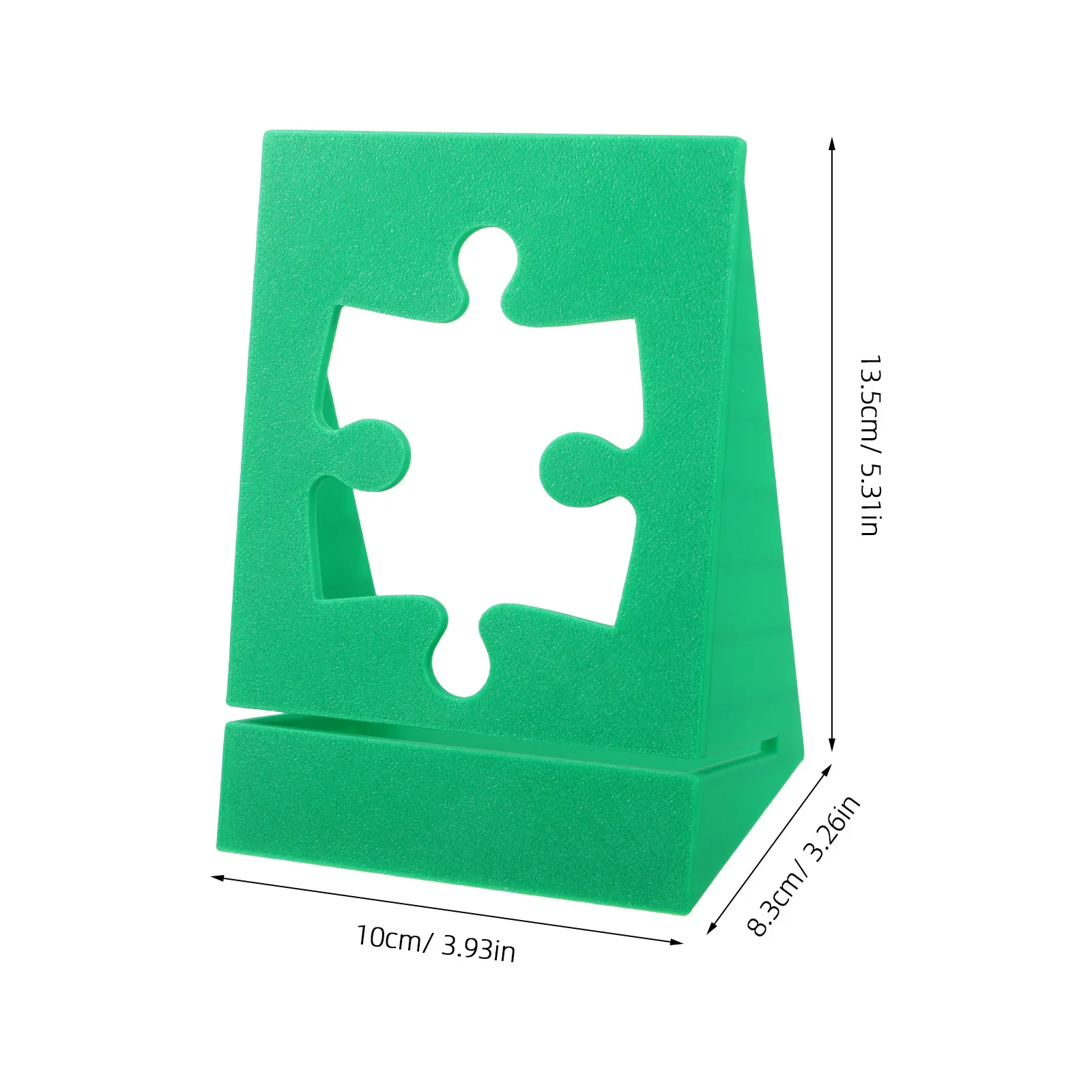 Puzzle-Deckelständer für Erwachsene - Vielseitig Einsetzbar für Große und Kleine Boxen - Schützender Puzzle-Präsentationsständer in Stilvollem Grünen Finish