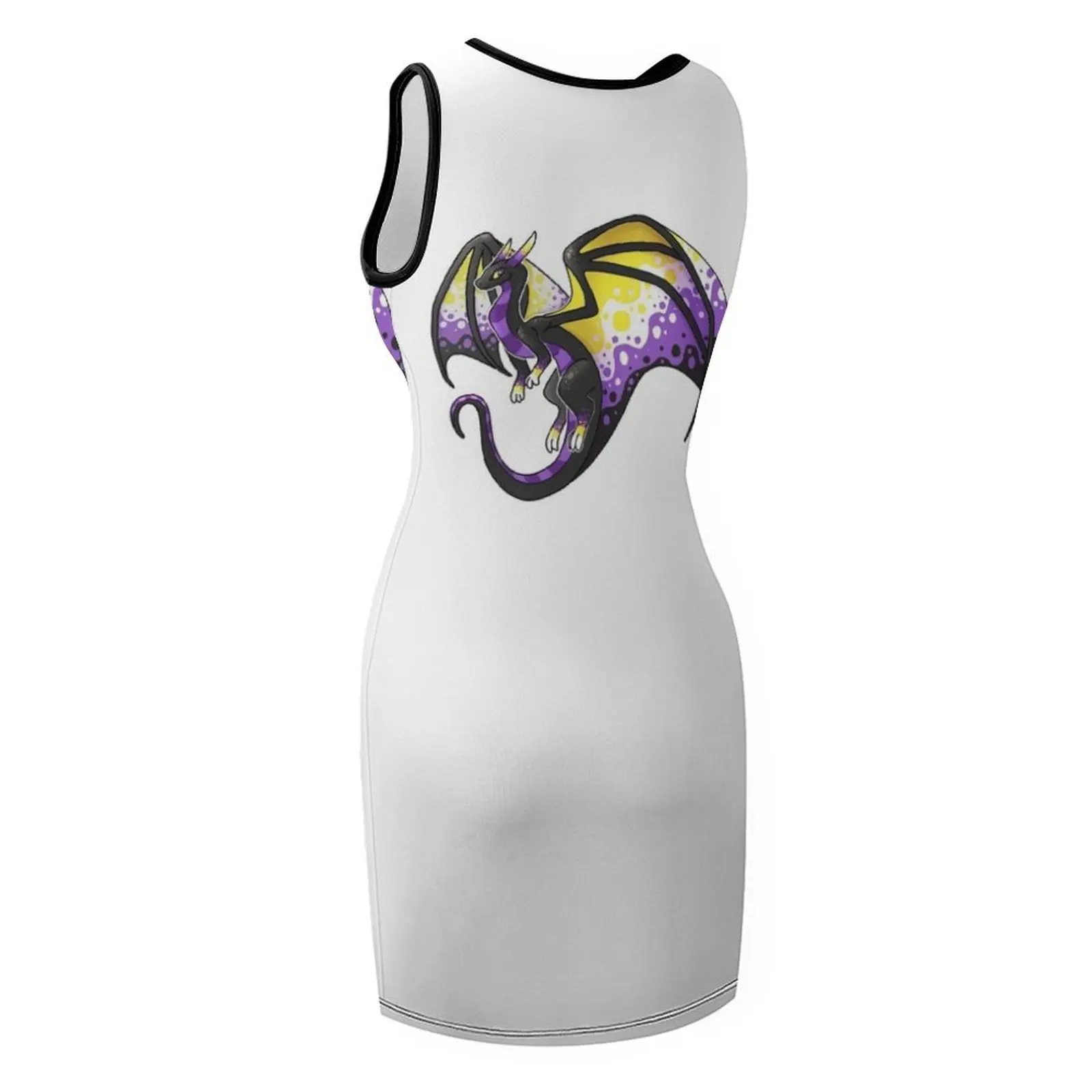 Nonbinary Dragon Friend Sleeveless Sundress dresses for prom luxury woman party dress summer dress korean women