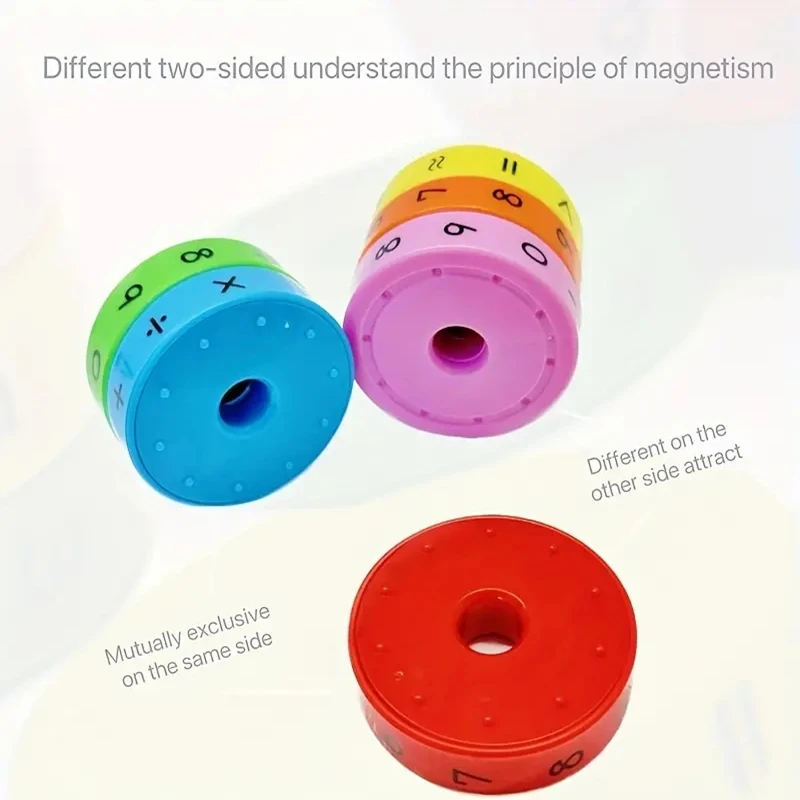 Children Magnetic Math Calculation Training Toys Teaching Aids Arithmetic Learning Educational Thinking Game Decompression Gift