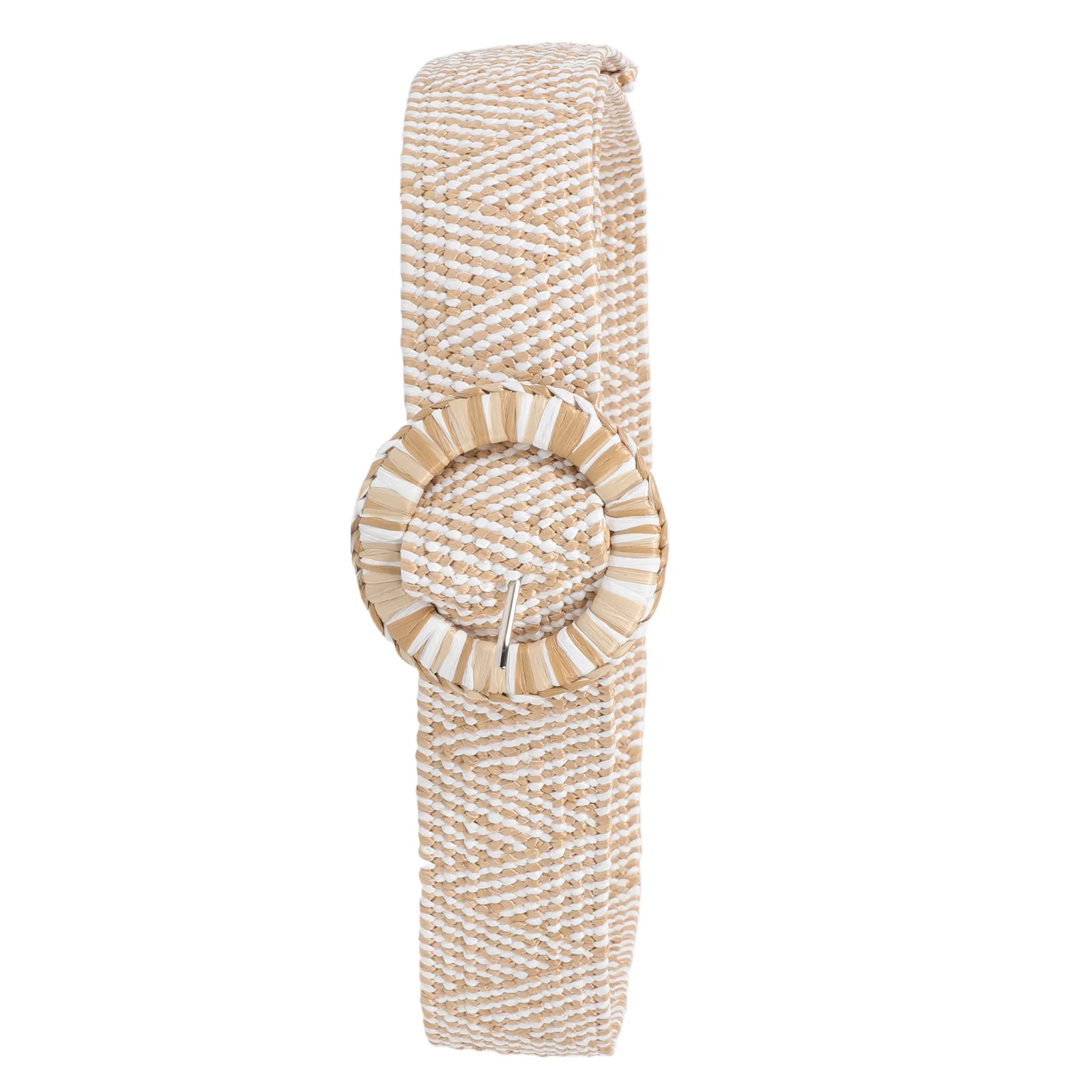

Straw Woven Elastic Stretchy Wide Waist For Women Boho Vintage Dress Braided Rattan Belt Corset Style Beach Summer Fashion
