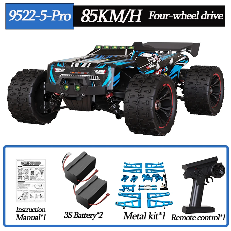 9522PRO 85KM/H High-speed RC Car Brushless Four-wheel Drive Off-road Drift 1:16 Professional Racing Car 9522 50KM/H Boy's Toy