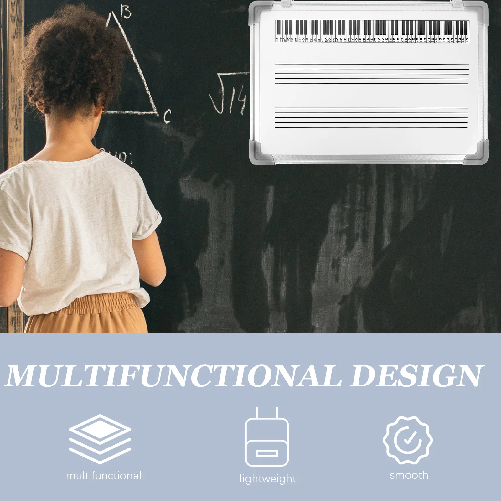 Staff Whiteboard Writing Magnetic Note Metal Paint Educational Tools Symbol