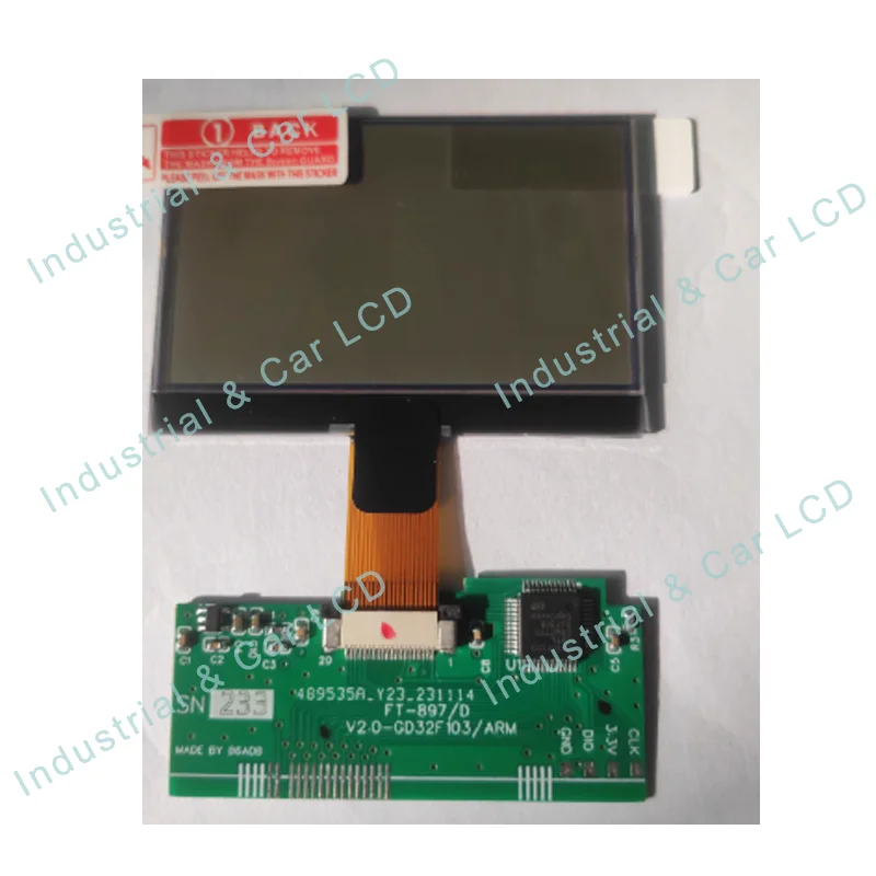 Compatible  FT-897D F-897 LCD Display Screen Panel for Yaesu-Shortwave Radio FT897D