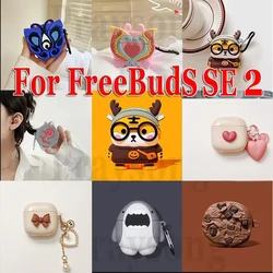 Creative Cover for Huawei Freebuds SE 2 Case Earphone Case Huawei Buds SE2 Funda Cover Cool Cartoon Case Silicone Protection