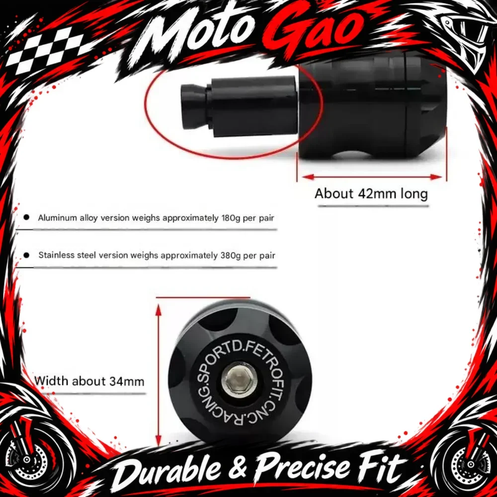 【Precise Fit】Handlebar Grips for QJMOTOR SRK921RR/SRK800RR/SRK600RR/SRK550RR, and Throttle Grip Modification Accessories.