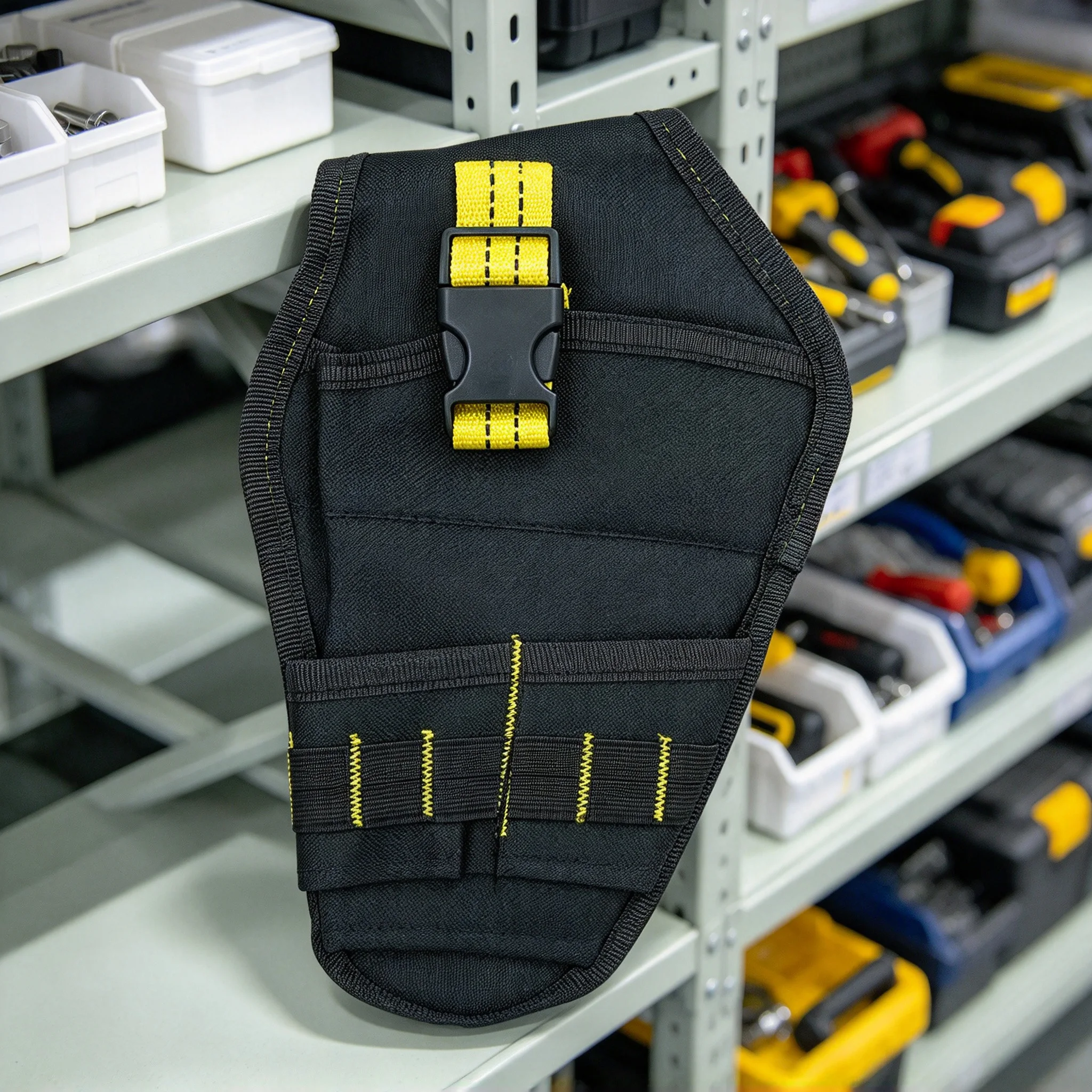 Portable Heavy Duty Drill Holster Electrician Tool Bag Drill Chuck Belt Storage Pocket For Cordless Drill Professional Tool Bag