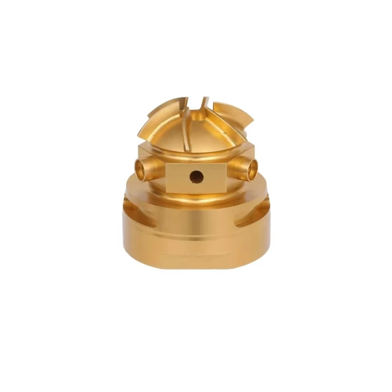 CNC machining custom brass precision mechanical parts industrial assembly brass positioning connection parts