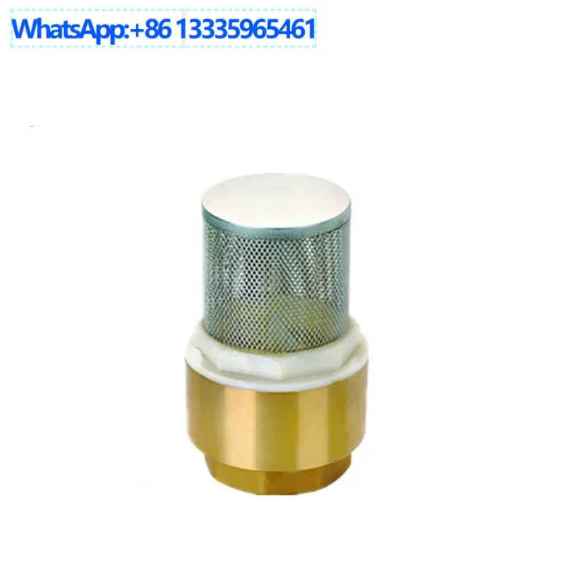 

5Pcs Perry manufacturer brass bottom valve, filter mesh water pump bottom valve, stainless steel mesh copper bottom valve