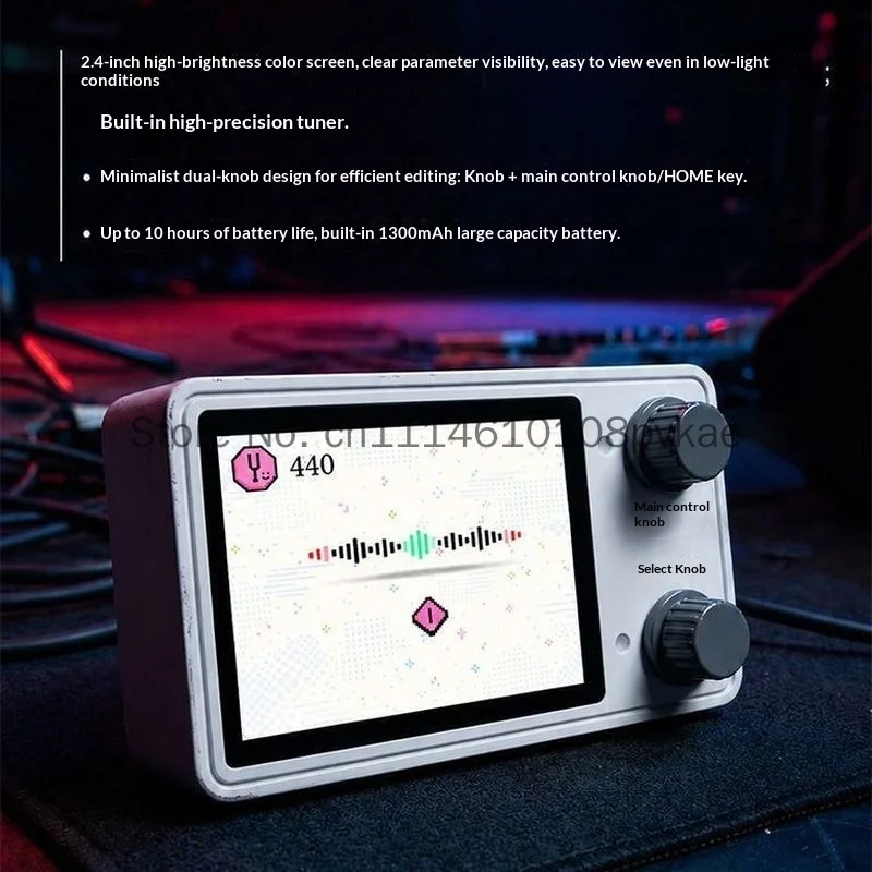 In Stock Livtra Nanocore Mini Multi Effects Processor Portable Pocket Guitar Effect Device 2.4 Inch Screen For Music Performance
