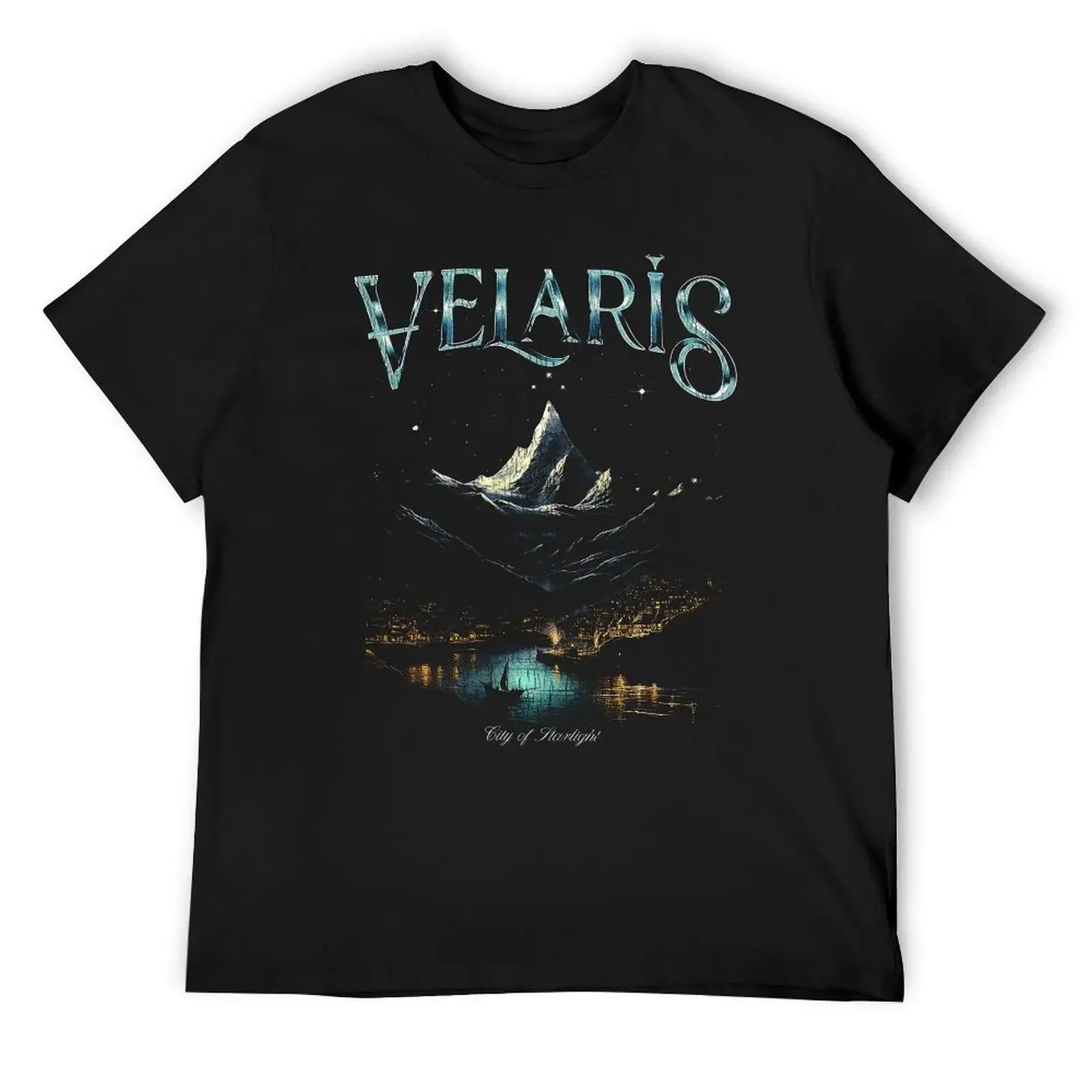 Acotar Velaris City Of Starlight Vintage T-Shirt baggy shirts custom shirt designer shirts korean fashion clothing for men