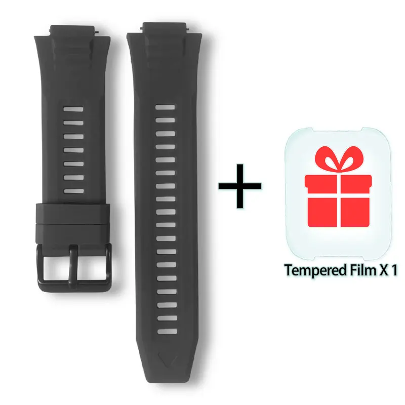 Original Mk66 Smart Watch Straps Waterproof Bands15mm Bracelets Free A Piece Of Tempered Glass Smartwatch Parts