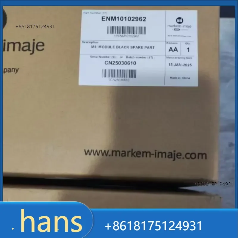 2026 Factory Direct Sales New Hot Sell Markem-Imaje Spare Parts Imaje ENM10102962 M6 Module Black 6000 Hours M6 Ink