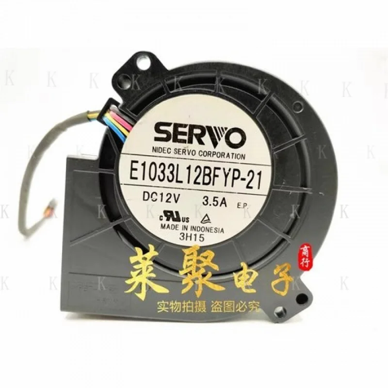 C  for  SERVO E1033L12BFYP-21 9733 DC12V 3.5A 4-Wire PWM Cooling Fan