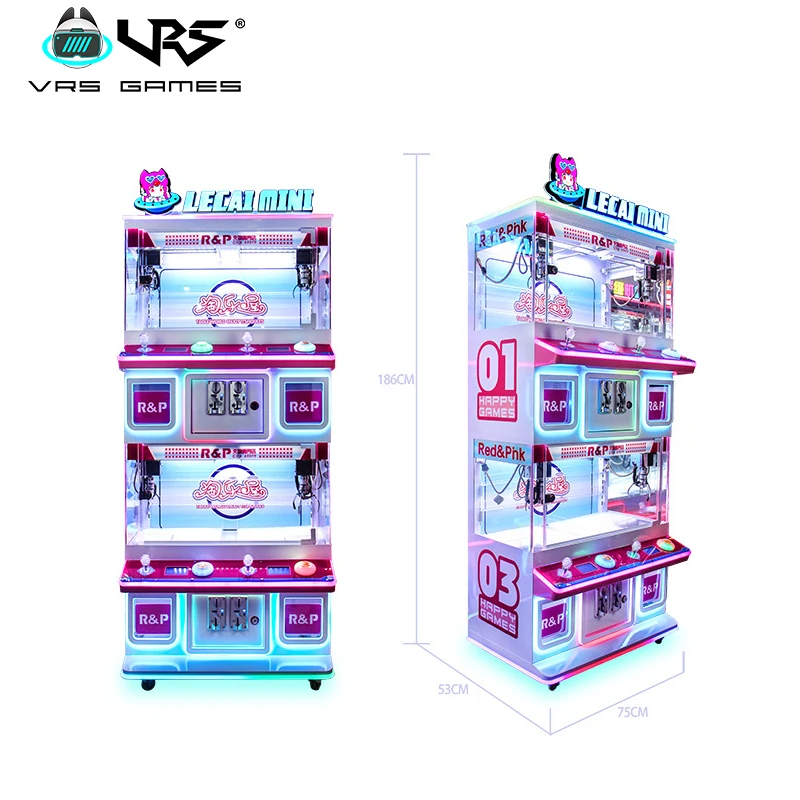 Factory claw crane claw crane 4 player claw doll machine coin pushing game machine metal gift machine for sales