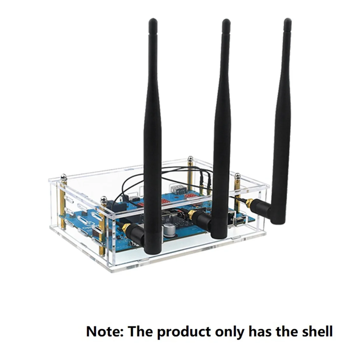 BFYLE acryl behuizing transparant omhulsel beschermend voor Banana Pi OpenWrt One ontwikkelingsbord