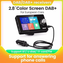 DAB Receivers DAB+ Antenna Adapter For European Android Car Radio 2.8inch Color Screen MXC interface Support BT UDISK TF CARD F