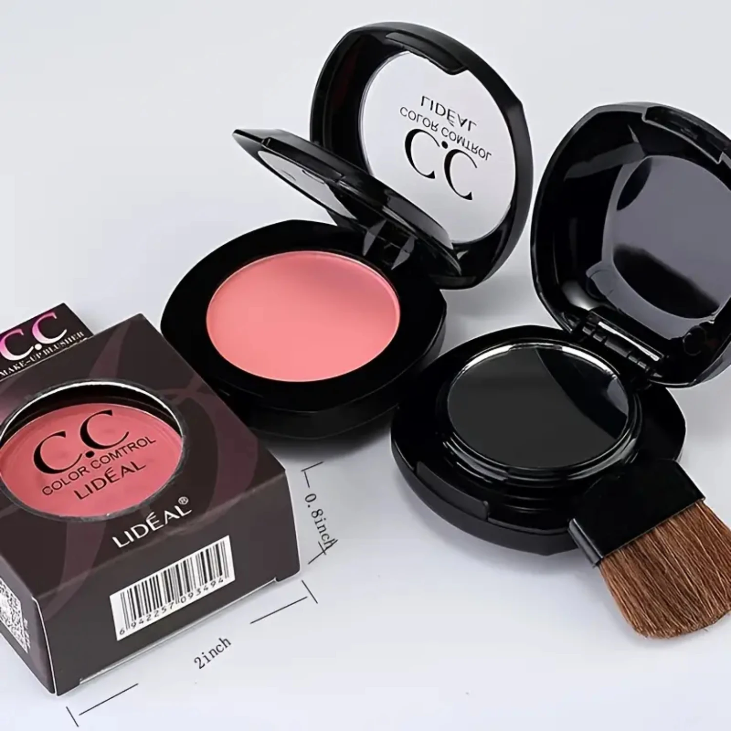 Palette de fards à joues éclaircissants à Double pont longue durée pour le visage en forme de V – Améliorez la couleur de la peau avec le maquillage du visage