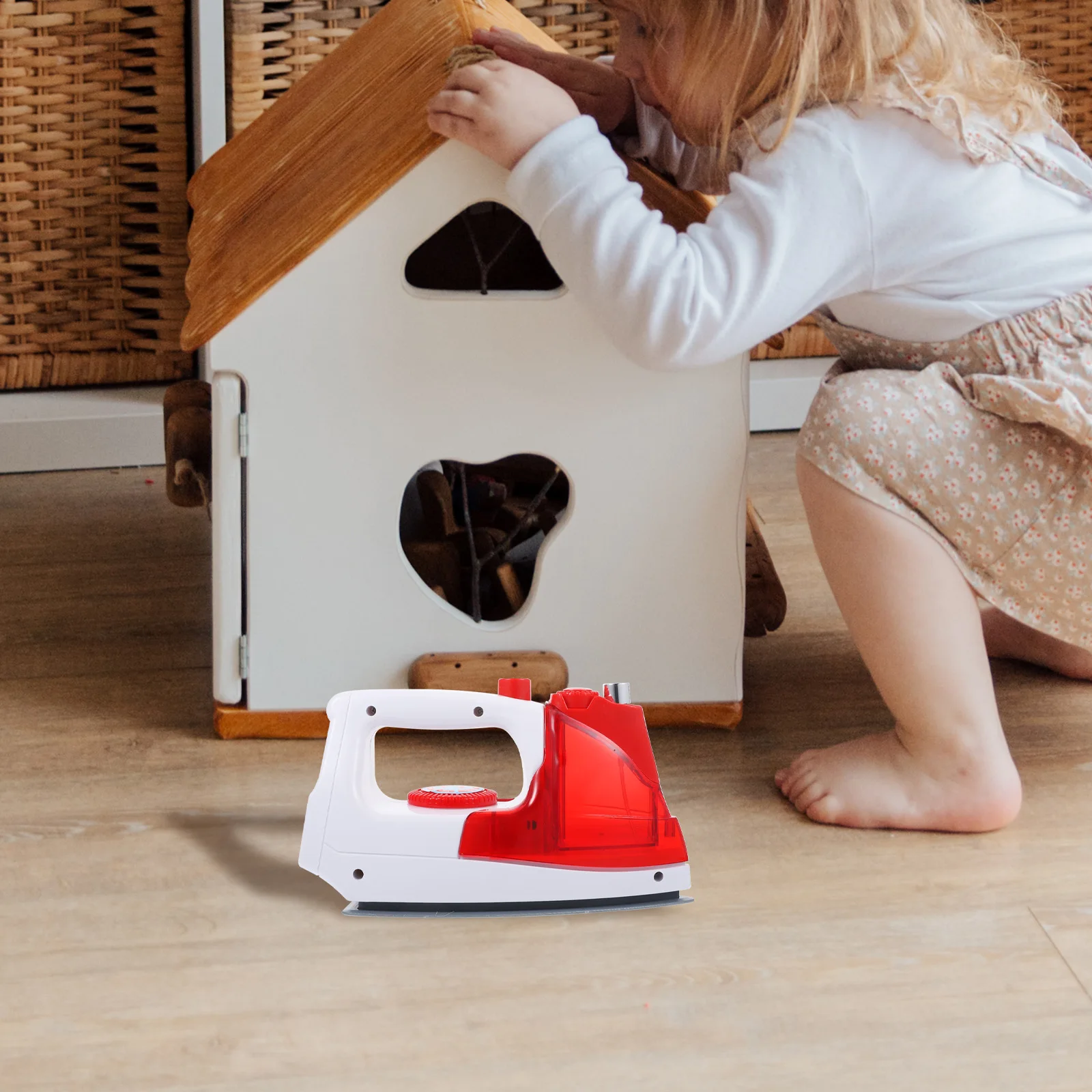 

1Pc Colorful Simulated Electric Iron Educational Toy For Infant Play House Activity