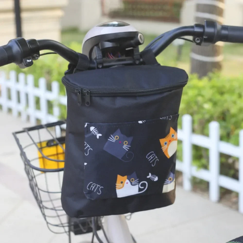 

1PC Waterproof Cycling Front Storage Bicycle Bag Mobile Phone Holder Bike Basket Road Bike Frame Pocket MTB Bicycle Accessories